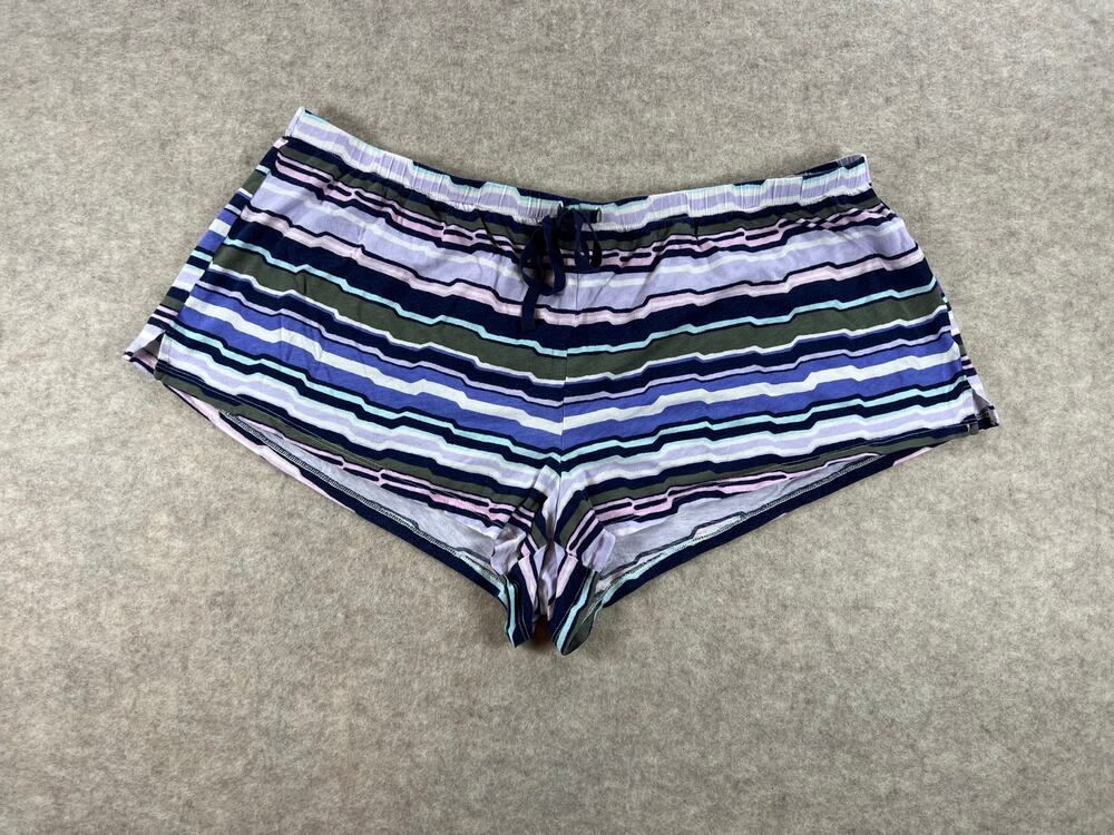 Aerie Shortie Shorts Lounge Boxer Striped Size XL